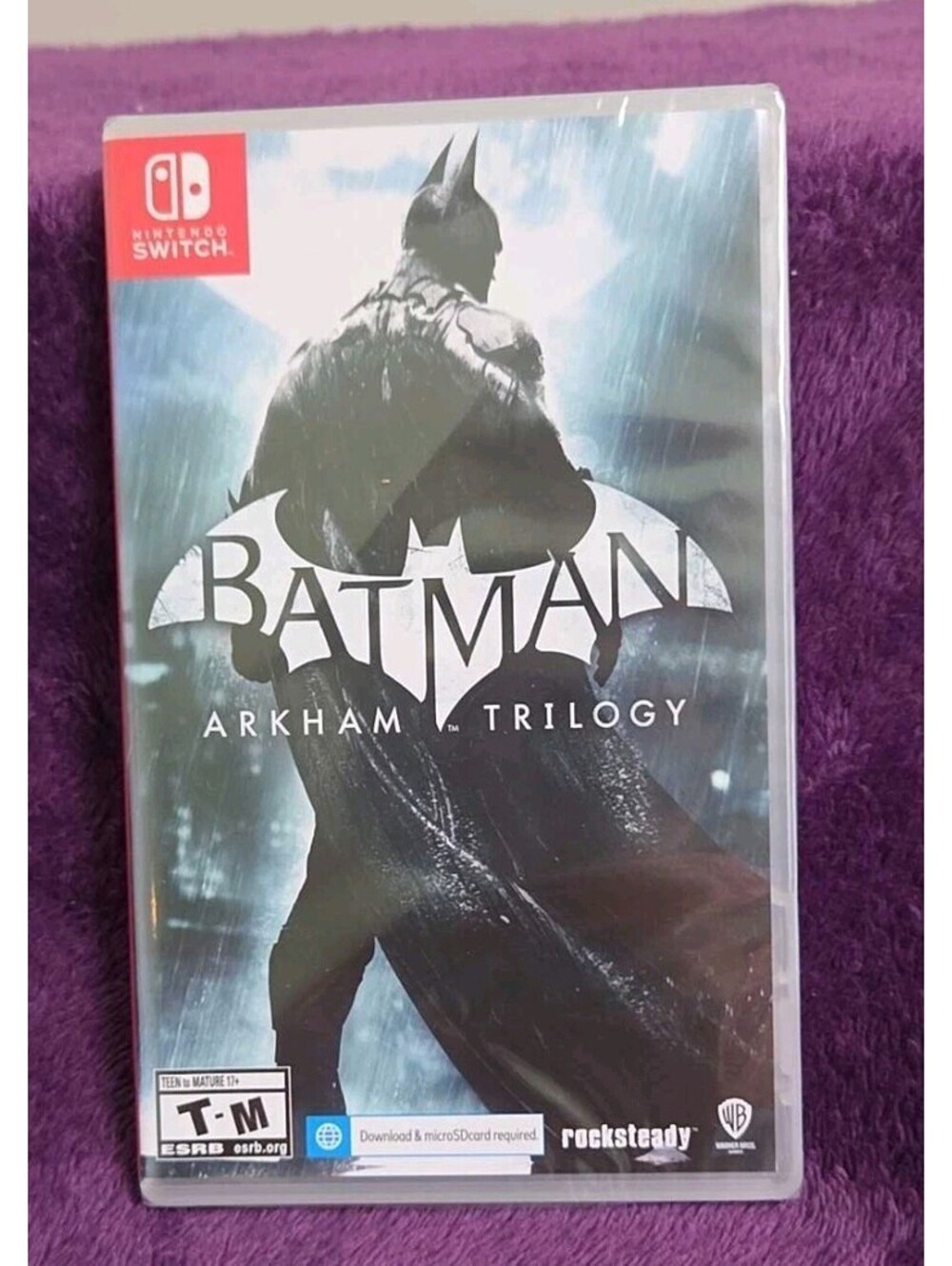 Batman: Arkham Trilogy (Nintendo Switch) Includes All 3 Games NEW SEALED